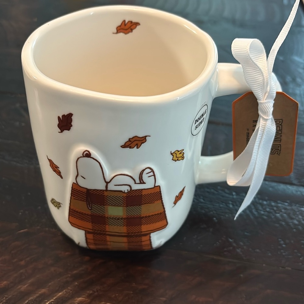 Rae Dunn Peanuts Snoopy Mug